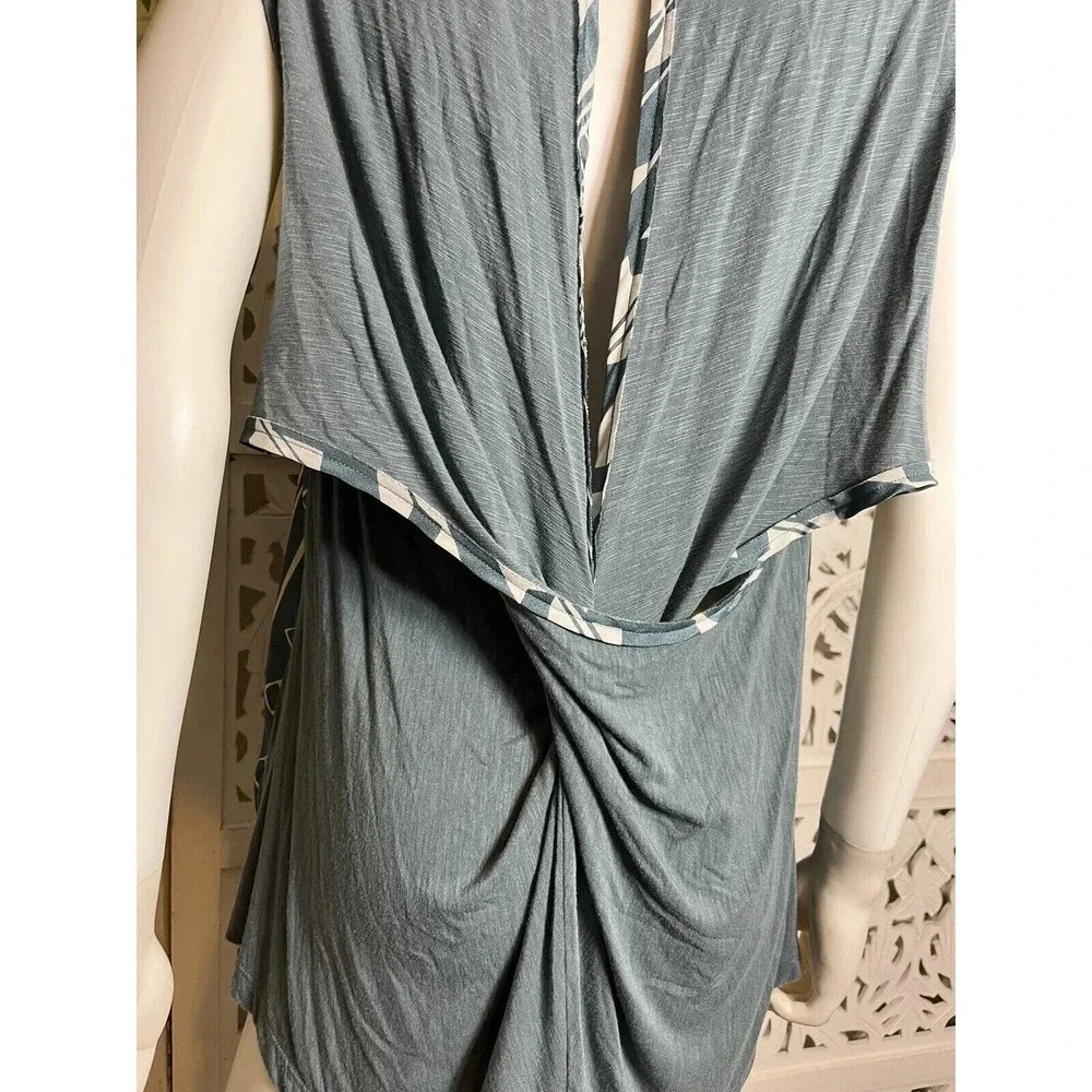 Anthropologie Dolan Women’s Astoria Twist Back Aztec Sleeveless Top Size XL - Picture 8 of 11